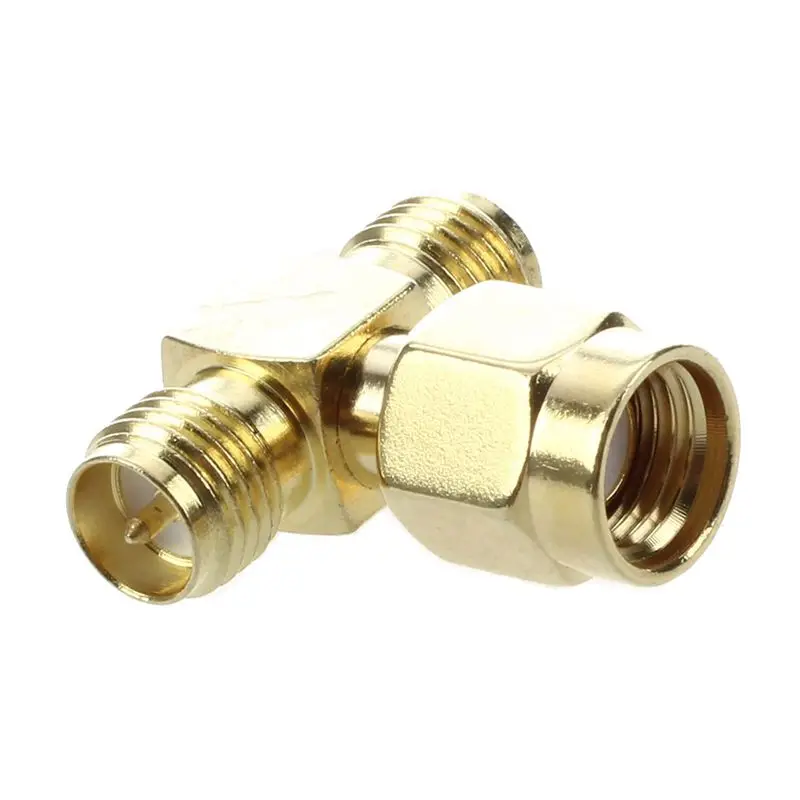 2 Pcs RP SMA Male to Two RP SMA Female Triple T RF Adapter Connector 3 way Splitter
2 Pcs RP SMA Male to Two RP SMA Female Triple T RF Adapter Connector 3 way Splitter