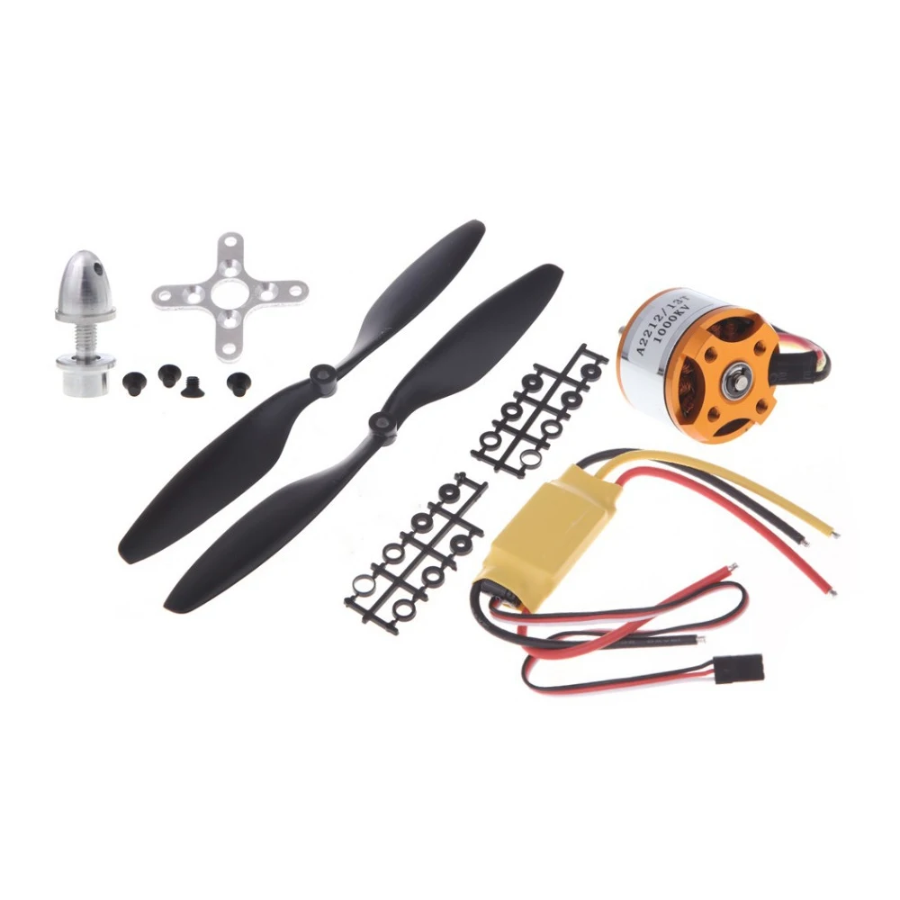 4set/lot Universal RC Quadcopter Part Kit 1045 Propeller(1pair) + HP 30A Brushless ESC + A2212 1000KV Outrunner Brushless Motor 
4set/lot Universal RC Quadcopter Part Kit 1045 Propeller(1pair) + HP 30A Brushless ESC + A2212 1000KV Outrunner Brushless Motor