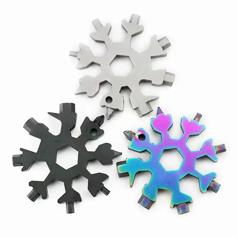 8 in 1 Snowflake Multifunctional Camp Key Ring For Outdoor Spanner Survive Hex Wrench Pocket Tool Hike Keyring
8 in 1 Snowflake Multifunctional Camp Key Ring For Outdoor Spanner Survive Hex Wrench Pocket Tool Hike Keyring