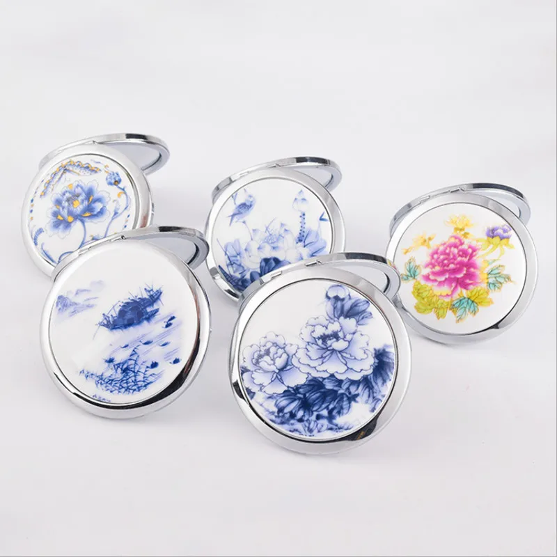 Foldable 2x Magnifying Makeup Mirrors Portable Double Sided Small Makeup Mirror Chinese Style Ceramic Surface Mirror Makeup
Foldable 2x Magnifying Makeup Mirrors Portable Double Sided Small Makeup Mirror Chinese Style Ceramic Surface Mirror Makeup