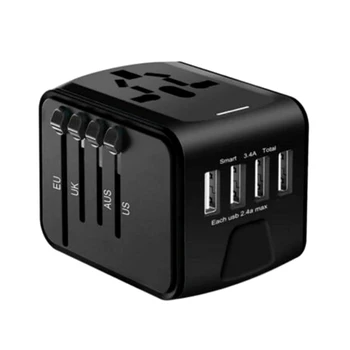 Travel and tourism conversion plug intelligent recognition 4USB output multi-function outlet for charging
Travel and tourism conversion plug intelligent recognition 4USB output multi-function outlet for charging