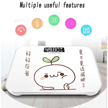 Electronic Weight Scale Smart Bathroom Scale USB Digital Display Weight Measuring Scale Household Rechargeable Health Scale
Electronic Weight Scale Smart Bathroom Scale USB Digital Display Weight Measuring Scale Household Rechargeable Health Scale