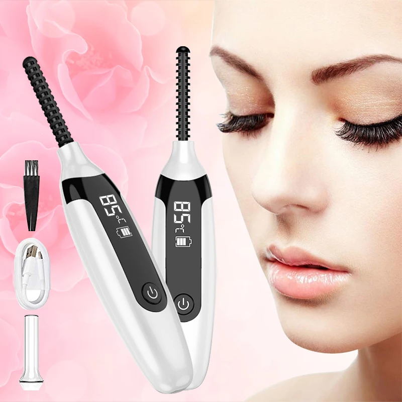 Electric Eyelash Curler USB Rechargeable Electric Heated Eyelash Curler Long Lasting Ceramic Inner LCD 3D Heated Lash Curle
Electric Eyelash Curler USB Rechargeable Electric Heated Eyelash Curler Long Lasting Ceramic Inner LCD 3D Heated Lash Curle