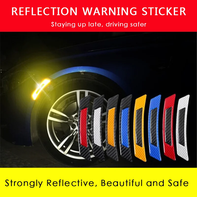 2PCS Car Luminous Sticker Cover Scratches Anti-collision Reflective Strips Wheel Eyebrow Sticker Decoration Exterior Accessories
2PCS Car Luminous Sticker Cover Scratches Anti-collision Reflective Strips Wheel Eyebrow Sticker Decoration Exterior Accessories