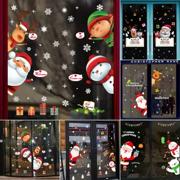 2020 Christmas Garland Window Sticker Wall Merry Christmas Decorations for Home Cristmas Decor Santa Claus Happy New Year 2021
2020 Christmas Garland Window Sticker Wall Merry Christmas Decorations for Home Cristmas Decor Santa Claus Happy New Year 2021