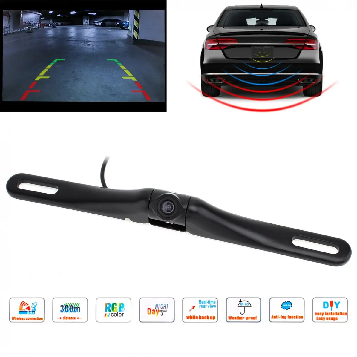 Car Parking Reverse Camera 170 Degree Lens HD Angle Waterproof Night Vision Car Rear View New
Car Parking Reverse Camera 170 Degree Lens HD Angle Waterproof Night Vision Car Rear View New