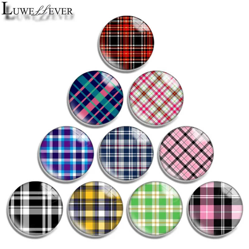 

12mm 10mm 16mm 20mm 25mm 30mm 608 Geometric Mix Round Glass Cabochon Jewelry Finding 18mm Snap Button Charm Bracelet