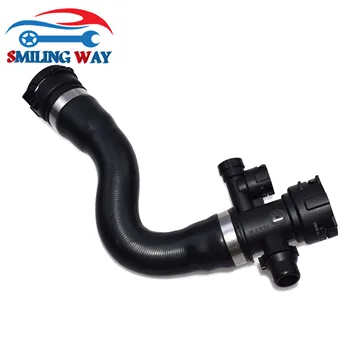 SMILING WAY# For BMW E83 X3 2006-2011 2.5L 3.0L OE# 17123415433 Upper Radiator Coolant Hose Pipe Connector