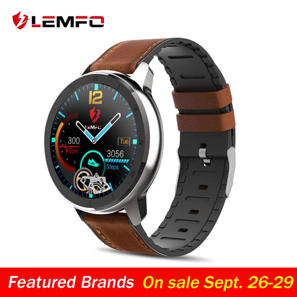 LEMFO ELF2 PPG + ECG Smart Watch 1.3 Inch Full Round Touch Screen 360*360 HD Resolution Stainless Steel Case Strap Replaceable
LEMFO ELF2 PPG + ECG Smart Watch 1.3 Inch Full Round Touch Screen 360*360 HD Resolution Stainless Steel Case Strap Replaceable