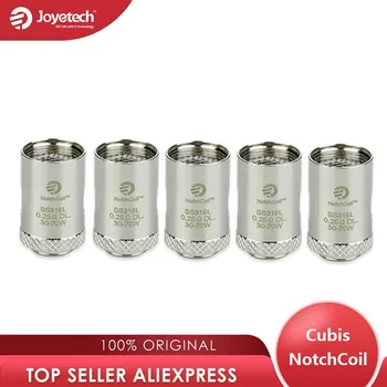 Original Joyetech Cubis NotchCoil DL Coils 0.25ohm SS316L Atomizer Head for Cuboid Mini/Cubis/Cubis Pro ecig Vape Tank 5pcs/Lot
Original Joyetech Cubis NotchCoil DL Coils 0.25ohm SS316L Atomizer Head for Cuboid Mini/Cubis/Cubis Pro ecig Vape Tank 5pcs/Lot