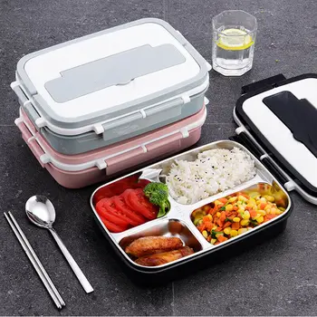 Stainless Steel Thermal Lunch Box Containers with Compartments Leakproof Bento Box Food Container Picnic Office School Lunchbox
Stainless Steel Thermal Lunch Box Containers with Compartments Leakproof Bento Box Food Container Picnic Office School Lunchbox