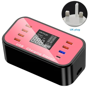 USB Adapter LCD Display Quick Charging Phone Tablet Home Travel Wall Charger No Noise Heat Dissipation Multi Ports Smart Desktop
USB Adapter LCD Display Quick Charging Phone Tablet Home Travel Wall Charger No Noise Heat Dissipation Multi Ports Smart Desktop