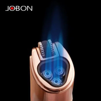 Outdoor Jobon 3 Jet Gas Cigar Lighter Triple Torch Lighter Turbo Windproof Powerful Metal Spray Gun Kitchen Pipe Flint Lighter
Outdoor Jobon 3 Jet Gas Cigar Lighter Triple Torch Lighter Turbo Windproof Powerful Metal Spray Gun Kitchen Pipe Flint Lighter