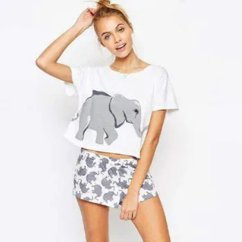 Grey Elephant Pajamas For Woman Silk Sexy Pijamas Women Satin Pyjama Femme V Neck Home Suit Sleepwear Dropshipping
Grey Elephant Pajamas For Woman Silk Sexy Pijamas Women Satin Pyjama Femme V Neck Home Suit Sleepwear Dropshipping