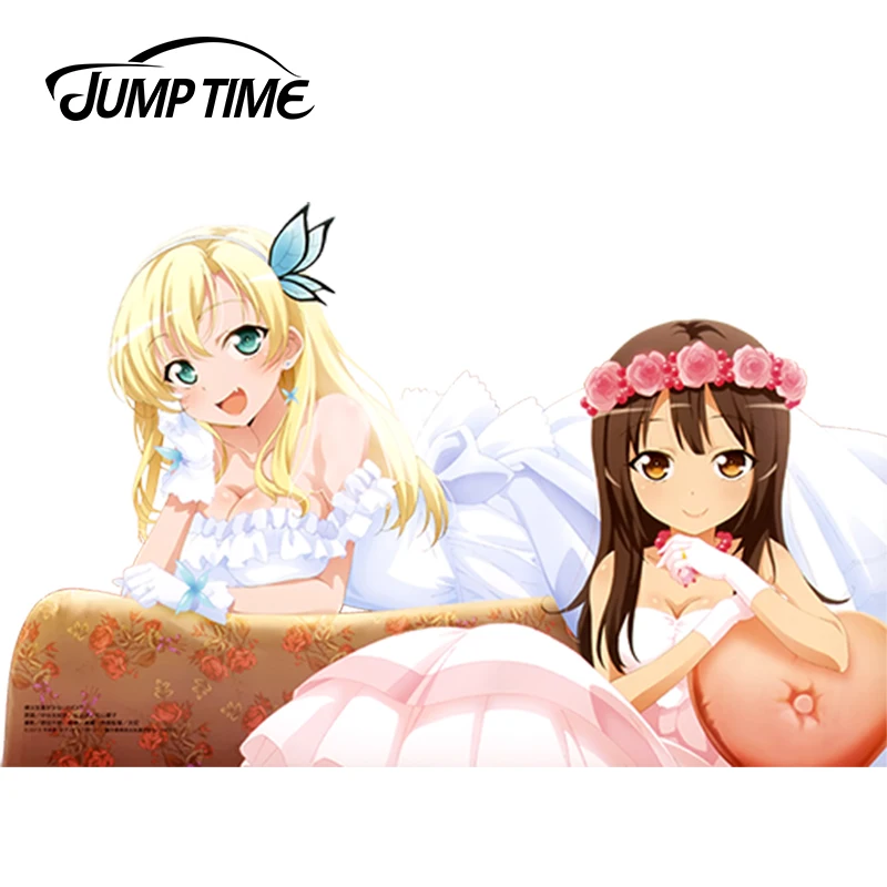 JumpTime 13 см x 8 3 автостайлинг аниме шигума Рика кашивазаки сена виниловая наклейка s
