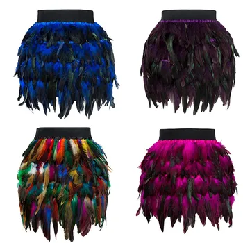 Women Feather Skirts High Waist Fashion Indie Folk Club Party Female Skirts Mini Costume Retro Street Halloween Skirts #T1G
Women Feather Skirts High Waist Fashion Indie Folk Club Party Female Skirts Mini Costume Retro Street Halloween Skirts #T1G