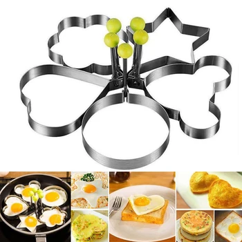 Kitchen gadgets 1 Pc Fried Egg Tool Fried Egg Mould for Frying Eggs Tools Omelette Mould Device Egg/pancake Ring Egg Shaped
Kitchen gadgets 1 Pc Fried Egg Tool Fried Egg Mould for Frying Eggs Tools Omelette Mould Device Egg/pancake Ring Egg Shaped