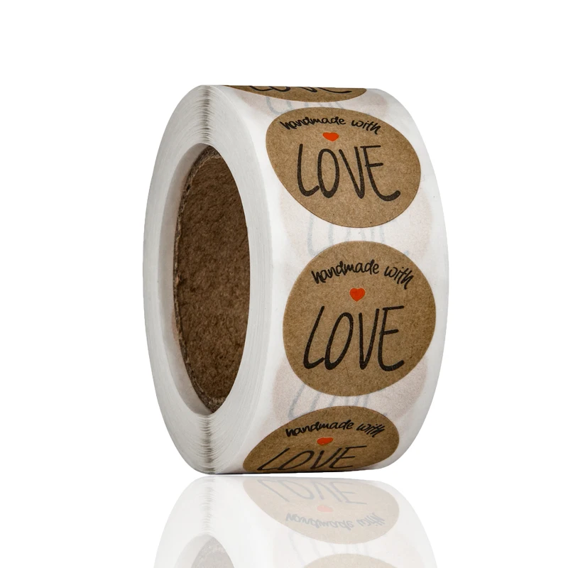 500PCS Round Handmade with Love Personality Sticker Tag DIY Christmas Birthday Gift Decoration Envelope Card Bottle Labels 1Inch
500PCS Round Handmade with Love Personality Sticker Tag DIY Christmas Birthday Gift Decoration Envelope Card Bottle Labels 1Inch