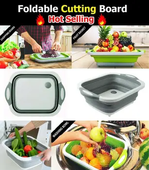 Foldable Drain Basket Colander Fruit Vegetable Washing Basket Storage Basket Strainer Chopping Block Cutting Board Kitchen Tools
Foldable Drain Basket Colander Fruit Vegetable Washing Basket Storage Basket Strainer Chopping Block Cutting Board Kitchen Tools