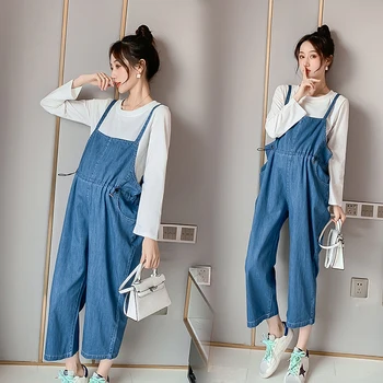 1919# Summer Autumn Fashion Cotton Denim Maternity Bib Jeans Loose Jumpsuits Clothes for Pregnant Women Pregnancy Overalls Pants 
1919# Summer Autumn Fashion Cotton Denim Maternity Bib Jeans Loose Jumpsuits Clothes for Pregnant Women Pregnancy Overalls Pants