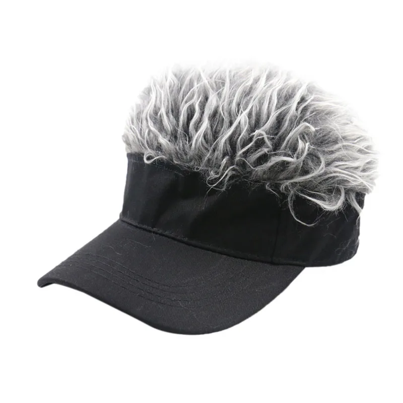Winfox New Black White Golf Baseball Cap With Fake Flair Hair Sun Visor Fun Halloween Party Toupee Hats Unisex Cap
Winfox New Black White Golf Baseball Cap With Fake Flair Hair Sun Visor Fun Halloween Party Toupee Hats Unisex Cap