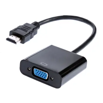 HDMI to VGA Adapter Male To Famale Converter Adapter 1080P Digital to Analog Video Audio For PC Laptop Tablet
HDMI to VGA Adapter Male To Famale Converter Adapter 1080P Digital to Analog Video Audio For PC Laptop Tablet