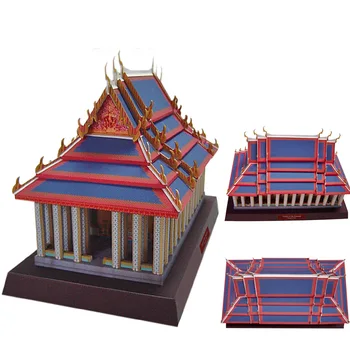 Thai Jade Buddha Temple 3D Paper Model World Famous Architectural Model Threedimensional Handmade DIY Educational Toy Collection
Thai Jade Buddha Temple 3D Paper Model World Famous Architectural Model Threedimensional Handmade DIY Educational Toy Collection