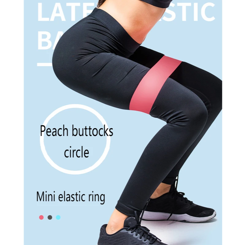 Yoga Accessories 10 Lbs-50 Lbs Elastic Belt Men's And Women's Squat Elastic Ring Yoga Pull Beltstrength Training Resistance Belt 7 H499677e5956a465cadc1def5431eafaaP