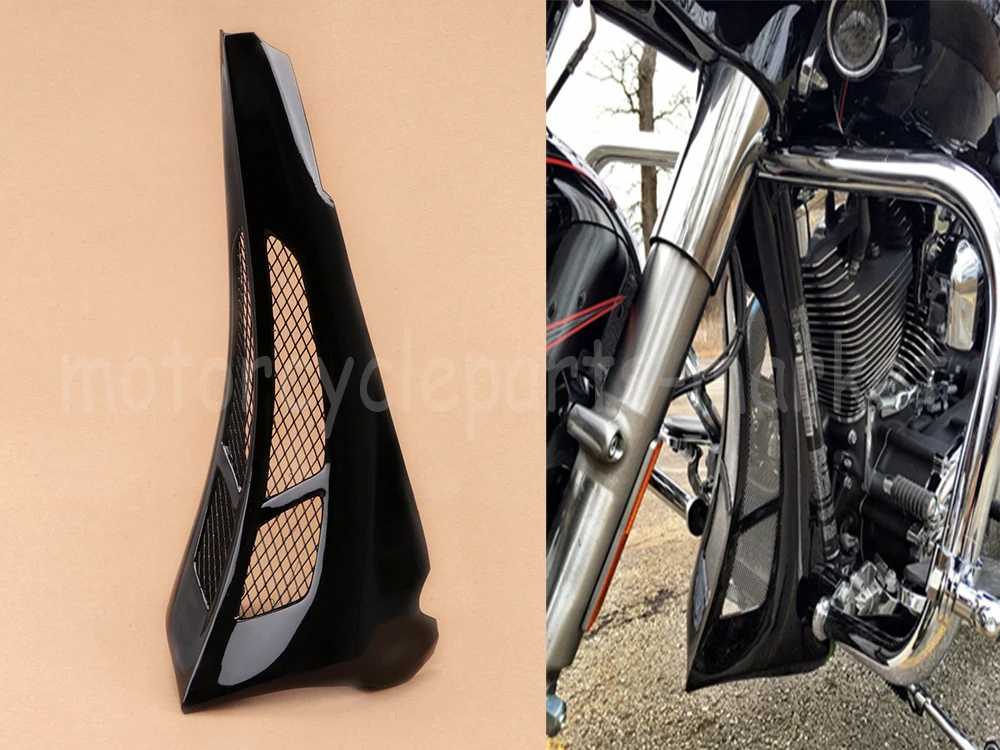 Vivid Black Custom Chin Spoiler Scoop Fits For Harley Touring Bagger Road King Road Street Glide FLH FLT FLTR 2009-2013
Vivid Black Custom Chin Spoiler Scoop Fits For Harley Touring Bagger Road King Road Street Glide FLH FLT FLTR 2009-2013