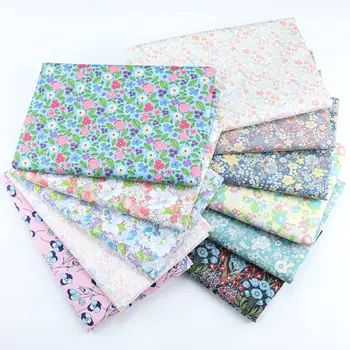 

Small Floral Cotton Twill fabric Printed 100% cotton fabrics for DIY Sewing textile tecido tissue patchwork bedding quilting