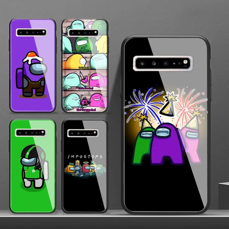 Funny Among Us Phone Case For Samsung S10 S20 S9 Plus S6 7 Edge Note9 10 Luxury Brand Glass Case For Samsung Galaxy S10
Funny Among Us Phone Case For Samsung S10 S20 S9 Plus S6 7 Edge Note9 10 Luxury Brand Glass Case For Samsung Galaxy S10
