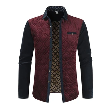 Men's Jacket Winter Cotton Fleece Thicken Warm Uniform Jackets for Men Casual Spring Patchwork Plaid Tops Male Jacketa and Coat
Men's Jacket Winter Cotton Fleece Thicken Warm Uniform Jackets for Men Casual Spring Patchwork Plaid Tops Male Jacketa and Coat