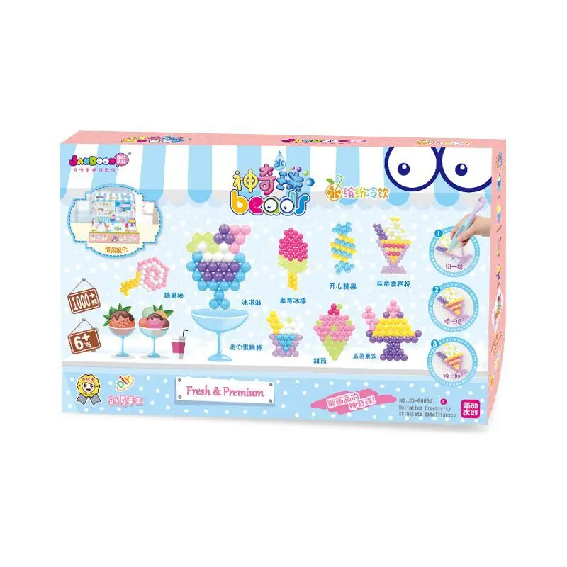 Jane Dynamic Creative Magic Water Drops Dessert Series Water Spouting Fog Self-Adhesive Magic Beads Color CHILDREN'S Puzzle Educ
Jane Dynamic Creative Magic Water Drops Dessert Series Water Spouting Fog Self-Adhesive Magic Beads Color CHILDREN'S Puzzle Educ