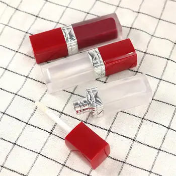 5 ML Square Empty Plastic Lip Gloss Tube Refillable Red Frosted Lip Balm Bottle Reusable Sample Container For Lipstick Cosmetic
5 ML Square Empty Plastic Lip Gloss Tube Refillable Red Frosted Lip Balm Bottle Reusable Sample Container For Lipstick Cosmetic
