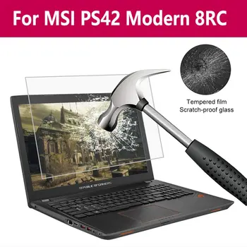 Full Cover Tempered Glass Screen Protector Protective For Msi Ps42 Modern 8rc