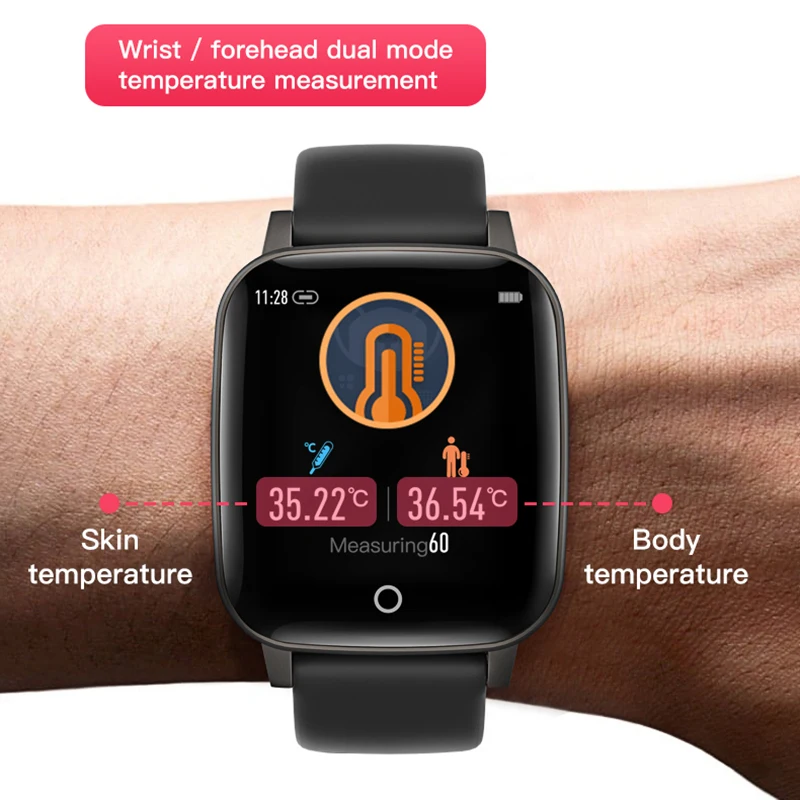 Men's Smart Watch Body Temperature 24H Measurement Health Watch Heart Rate Fitness Tracker Smartwatch For XIAOMI Android IOS
Men's Smart Watch Body Temperature 24H Measurement Health Watch Heart Rate Fitness Tracker Smartwatch For XIAOMI Android IOS