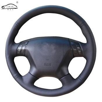 Genuine Leather car steering wheel Cover for Honda Accord 7 2004-2007 /dedicated Steering-Wheel Handlebar Braid 
Genuine Leather car steering wheel Cover for Honda Accord 7 2004-2007 /dedicated Steering-Wheel Handlebar Braid