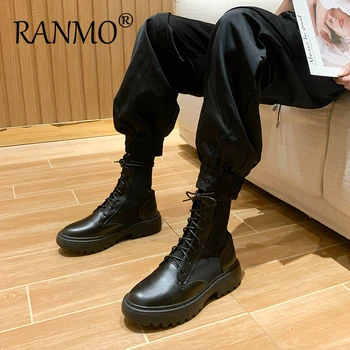 size 35-43 Martin boots women's new European and American fashion thick bottom lace up British leisure boots in autumn 2020
size 35-43 Martin boots women's new European and American fashion thick bottom lace up British leisure boots in autumn 2020