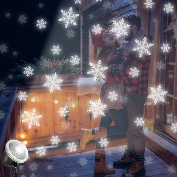 Outdoor Christmas Snowflake LED Light Moving Snow Laser Projector Lamp Projection Light Rotating Snowflake Party Projector Light
Outdoor Christmas Snowflake LED Light Moving Snow Laser Projector Lamp Projection Light Rotating Snowflake Party Projector Light