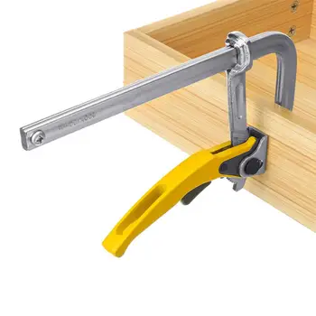Steel F Type Woodworking Clamp Carpentry Gadgets DIY Tools Wood Clip Working Bar F Ratcheting Clamp Clip Kit Gadget Hardware
Steel F Type Woodworking Clamp Carpentry Gadgets DIY Tools Wood Clip Working Bar F Ratcheting Clamp Clip Kit Gadget Hardware