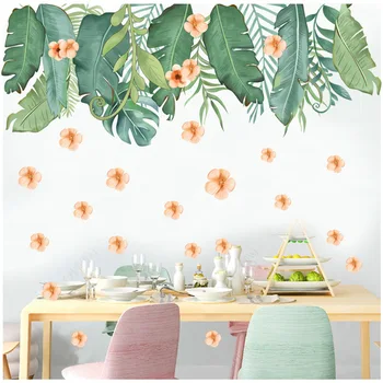 Green Plant Leaves Wall Sticker for Living Room Wall Decoration Nursery Kindergarten Baby Room Self-adhesive Home Decor
Green Plant Leaves Wall Sticker for Living Room Wall Decoration Nursery Kindergarten Baby Room Self-adhesive Home Decor