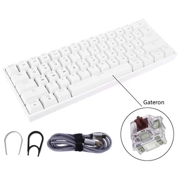 61 Key Hot Swappable Portable RGB Backlit Gaming Mechanical Keyboard
61 Key Hot Swappable Portable RGB Backlit Gaming Mechanical Keyboard