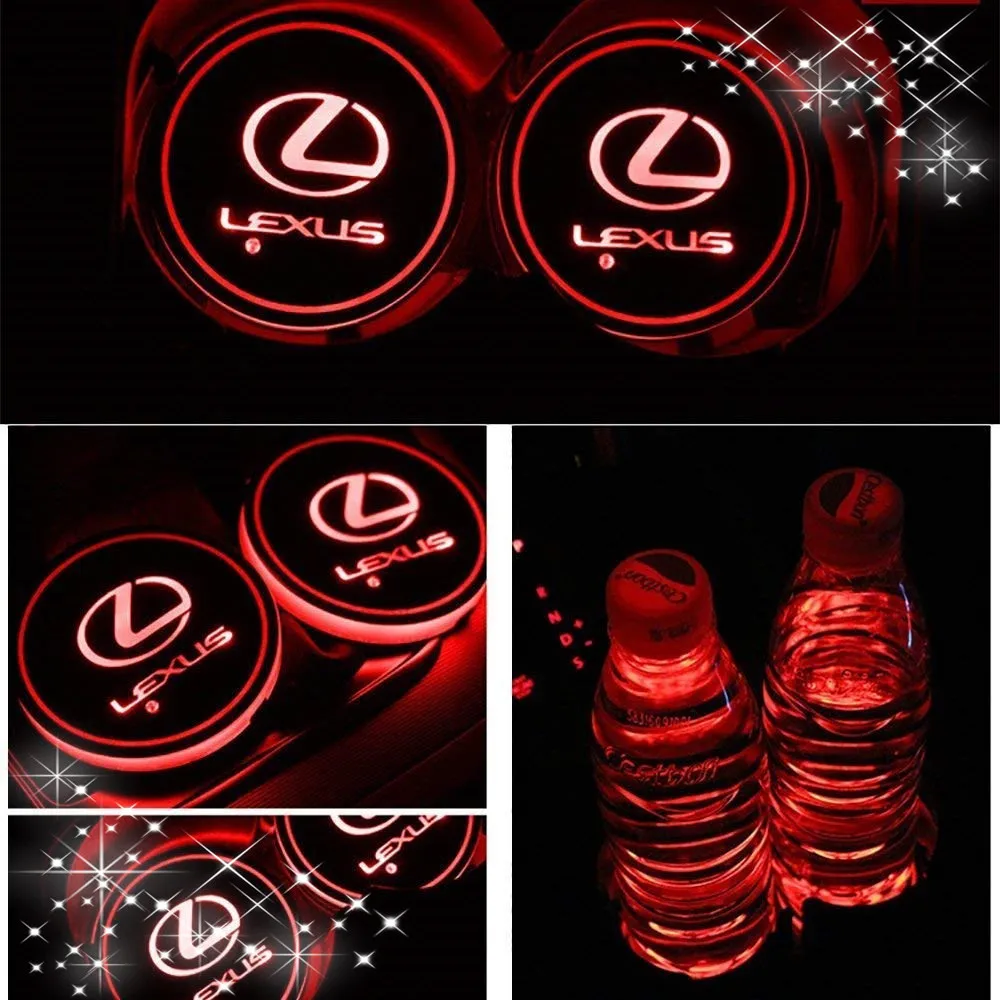 Sulinso LED Coaster Built-in Light 7 Colors Changing USB Charging Mat Auto LED Cup Mat Car Atmosphere Lamp 2PCS (for Lexus)
Sulinso LED Coaster Built-in Light 7 Colors Changing USB Charging Mat Auto LED Cup Mat Car Atmosphere Lamp 2PCS (for Lexus)