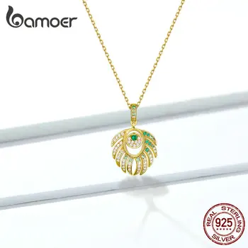 bamoer Queen Peacock Feather Pendant Necklace for Women Party and Wedding Jewlery Design Luxury 925 Sterling Silver GAN112
bamoer Queen Peacock Feather Pendant Necklace for Women Party and Wedding Jewlery Design Luxury 925 Sterling Silver GAN112