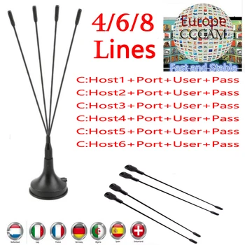 Spain Receptor Cccams lines for Europe used for Satellite tv Receiver DVB-S2 ccams 4/6/8lines
Spain Receptor Cccams lines for Europe used for Satellite tv Receiver DVB-S2 ccams 4/6/8lines
