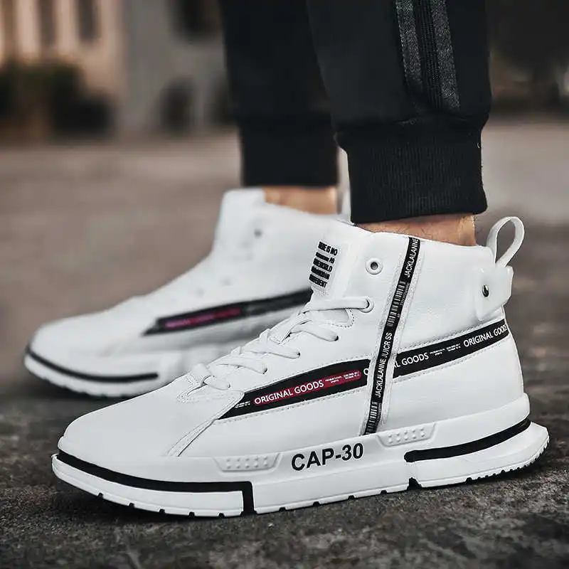 New Spring Men Basketball Shoes Leather Fashion Casual High Top Sport Walking Ankle Boots Motion Zapatillas Hombre Sneakers
New Spring Men Basketball Shoes Leather Fashion Casual High Top Sport Walking Ankle Boots Motion Zapatillas Hombre Sneakers