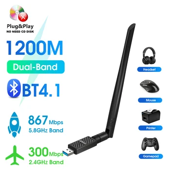 USB wireless wifi adapters network card 2.4G/5.8G DUAL BAND high gain Receiver High Speed 802.11AC support windows xp/win7/win10 
USB wireless wifi adapters network card 2.4G/5.8G DUAL BAND high gain Receiver High Speed 802.11AC support windows xp/win7/win10