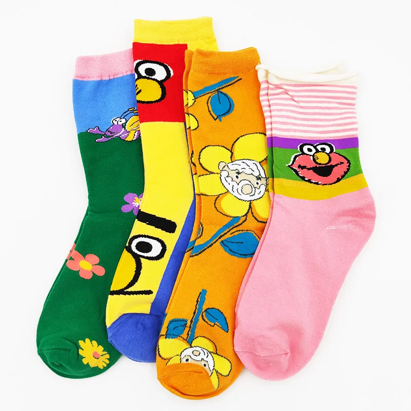 1pair men and women socks personality cartoon cute cotton couple spring and summer socks
1pair men and women socks personality cartoon cute cotton couple spring and summer socks