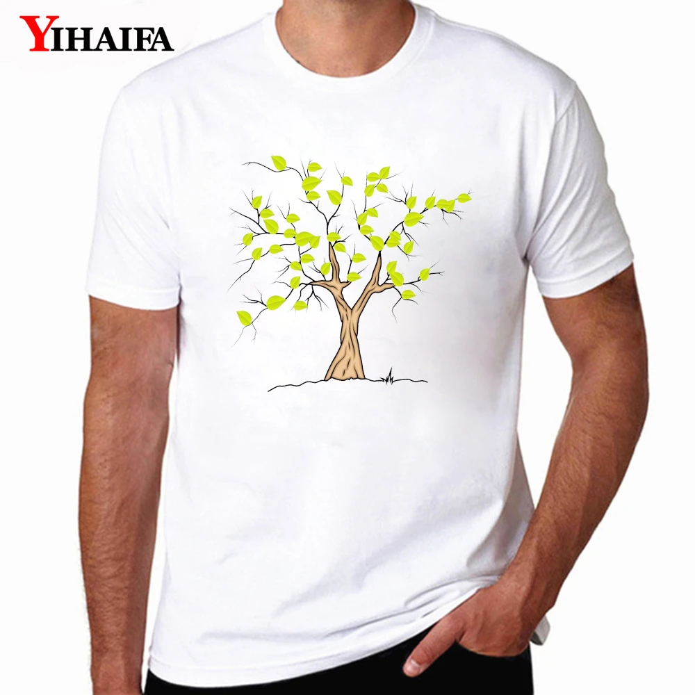Casual Men T-Shirt Green Tree Graphics Tees Short Sleeve Casual Tops Mens Workout Shirts White Undershirt
Casual Men T-Shirt Green Tree Graphics Tees Short Sleeve Casual Tops Mens Workout Shirts White Undershirt