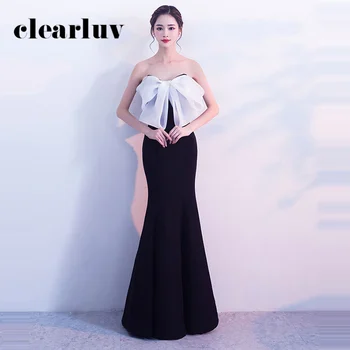 Evening Dress with Bow Sexy Strapless Backless Prom Dress 2020 DX396-1 New Plus Size Mermaid Abendkleider Long Formal Party Gown 
Evening Dress with Bow Sexy Strapless Backless Prom Dress 2020 DX396-1 New Plus Size Mermaid Abendkleider Long Formal Party Gown